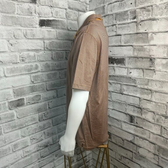 Greg Norman Pinstripe Golf Polo Shirt - Picture 6 of 7